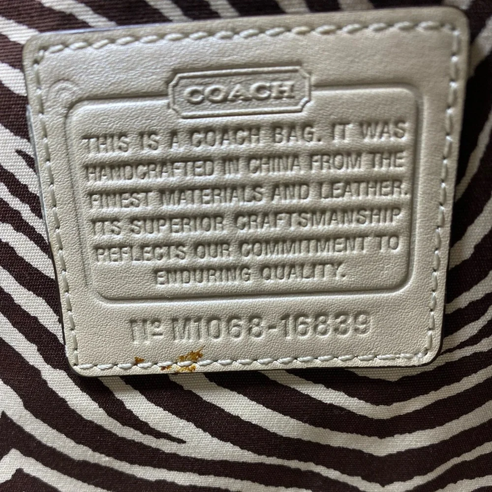 Coach-Weave & Python-Shoulder Bag (0158) - Picture 3 of 6
